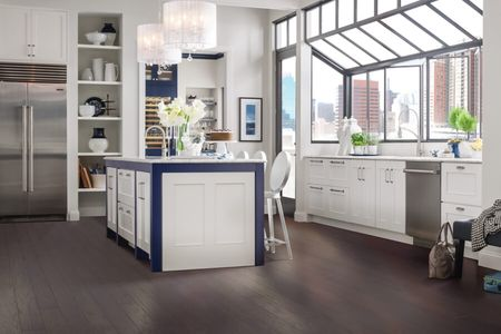 Darker Floors and Light Cabinetry | Knova's Carpet